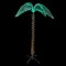 Northlight LED Lighted Tropical Palm Tree Outdoor Decoration - 7' - Green and Clear